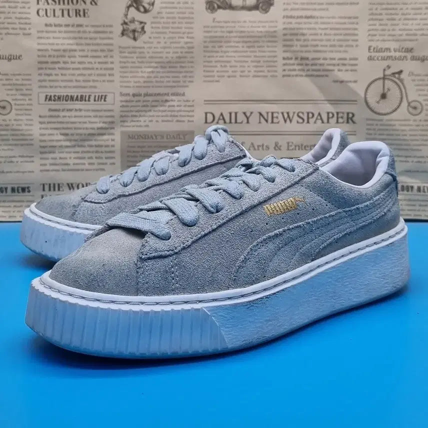 [BUNJANG] Puma Suede Platform Women's Sneakers / 푸마 스웨이드 플랫폼 여성스니커즈230