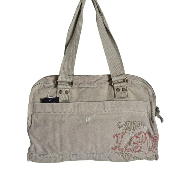 [BUNJANG] Levi's 00s Y2K Vintage Canvas Tote Bag Sand Beige / Levi's) 00s 리바이스 Y2K 빈티지 캔버스 토트백 샌드 베이지