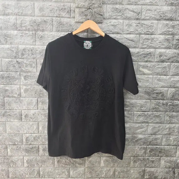 [BUNJANG] Kenzo Tiger Logo Black Short Sleeve T-Shirt Size 100 / 겐조 타이거 로고 블랙 반팔 티셔츠  사이즈 100
