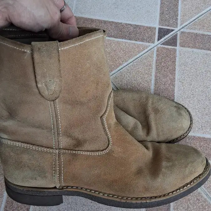 [BUNJANG] Texas Steer Suede Boots Size 7E / 텍사스 스티어 스웨이드 부츠 사이즈 7E