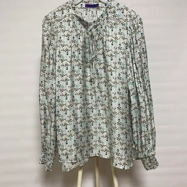[BUNJANG] Anna Sui Pattern Blouse / Anna Sui 안나수이 패턴 블라우스 105/88