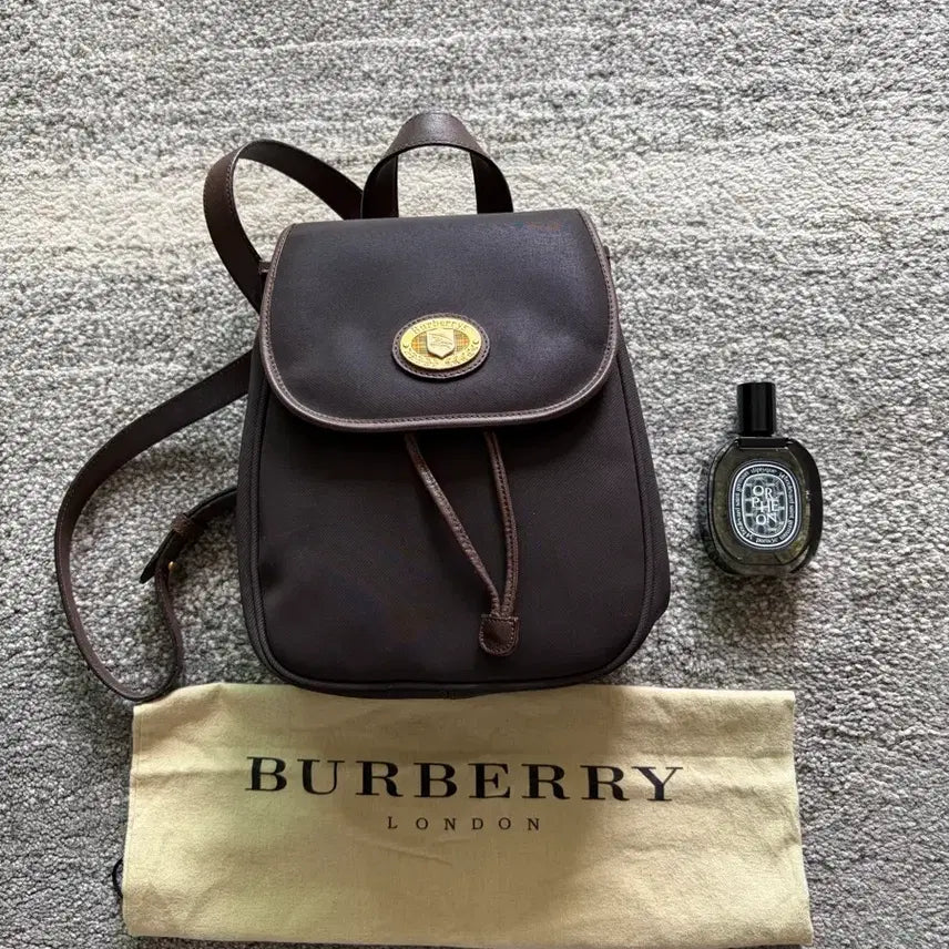 [BUNJANG] Burberry 90s Mini Backpack Dark Chocolate Limited Edition / 90s 버버리 미니 백팩 빈티지 한정판