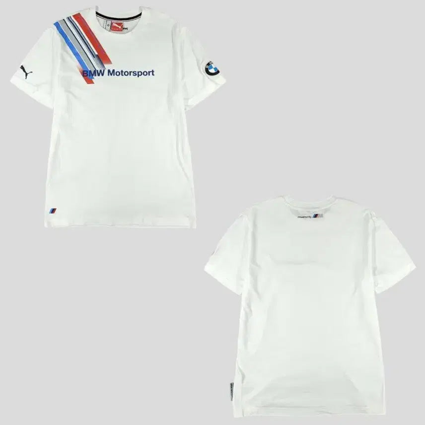 [BUNJANG] Puma x BMW Motorsport White Multicolor T-Shirt / PUMA 퓨마 푸마 X BMW 비엠더블유 JP 화이트 멀티컬러 모터스포츠