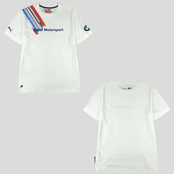 [BUNJANG] Puma x BMW Motorsport White Multicolor T-Shirt / PUMA 퓨마 푸마 X BMW 비엠더블유 JP 화이트 멀티컬러 모터스포츠