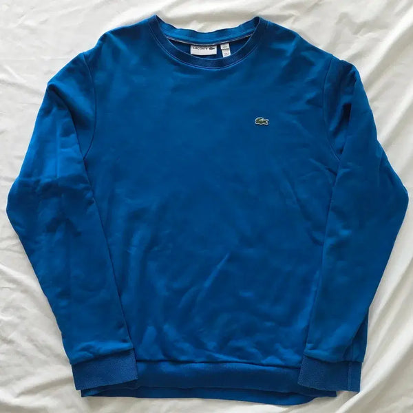 [BUNJANG] Lacoste Crewneck Sweatshirt Blue XL / 라코스테 맨투맨 블루 XL