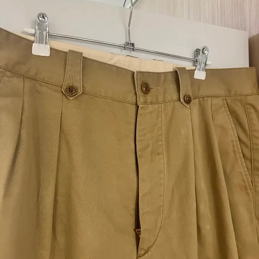 [BUNJANG] Bastong West Point Wide Fit Chino Pants Beige / 바스통 웨스트 포인트 와이드핏 치노 베이지