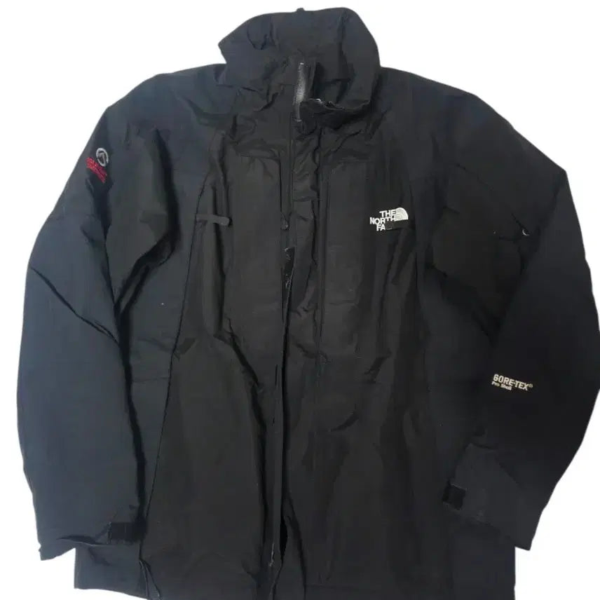 [BUNJANG] The North Face GORE-TEX Stand-Neck Windbreaker Black Size 95 (XL) / 노스페이스 고어텍스 올블랙 스탠드넥 바람막이 95 실측xl