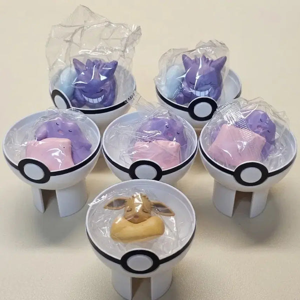 [BUNJANG] CU Pokémon Monster Ball Figures (Phantump, Ditto, Eevee) - For Trade / 교환) cu 포켓몬 몬스터볼 피규어 팬텀, 메타몽, 이브이