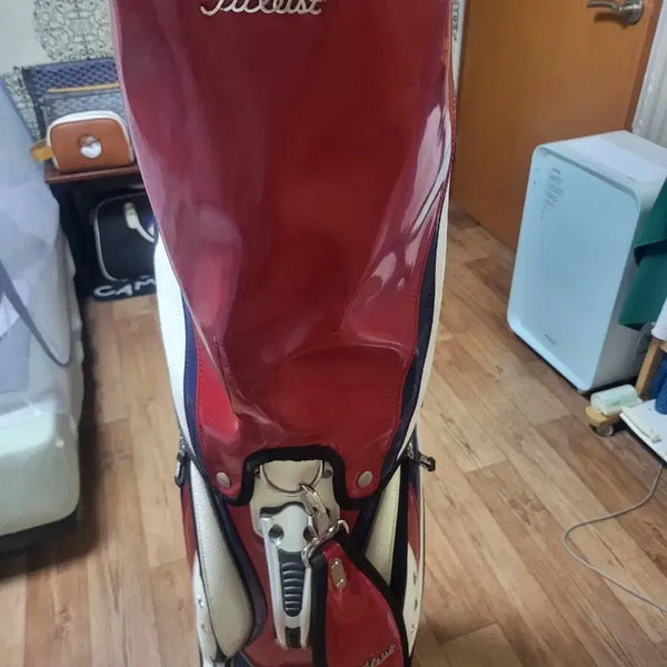 [BUNJANG] Titleist Golf Bag Red/White/Navy / 타이틀리스트 골프백 빨강/흰색/네이비