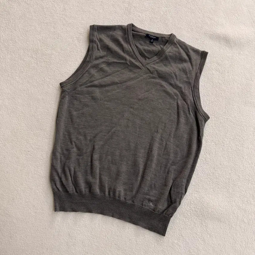 [BUNJANG] M Burberry Wool Knit Vest / M 버버리 울 니트 베스트 0701G