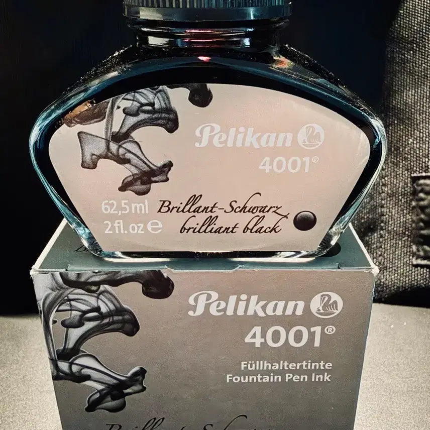 [BUNJANG] Pelikan 4001 Fountain Pen Ink - Brilliant Black, 62.5ml / 펠리칸 4001 병 잉크 - Brilliant Black, 62.5ml
