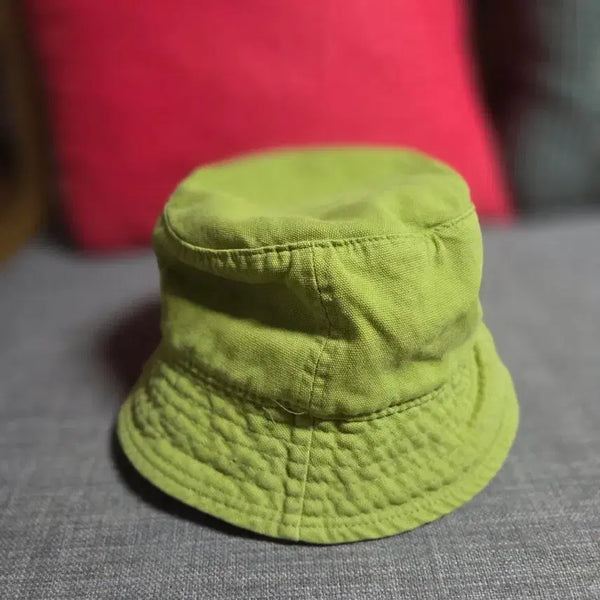 [BUNJANG] Zara Lime Mustard Bucket Hat (Large) / 자라 버킷햇 (라임겨자색; large)