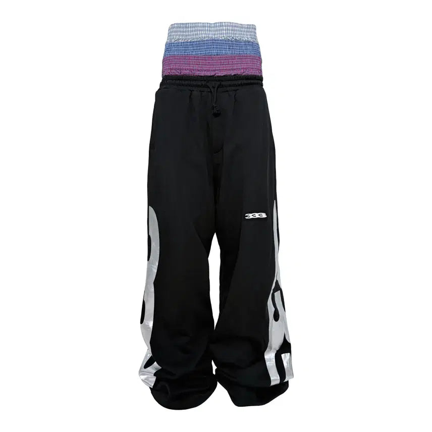 [BUNJANG] PCCVISION Multi-Way Sagging Baggy Sweatpants / PCCVISION 멀티 웨이스트 새깅 배기 스웨트팬츠