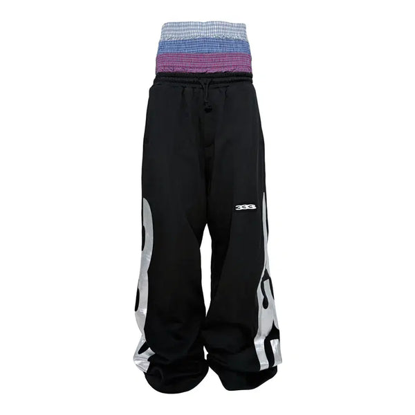 [BUNJANG] PCCVISION Multi-Way Sagging Baggy Sweatpants / PCCVISION 멀티 웨이스트 새깅 배기 스웨트팬츠
