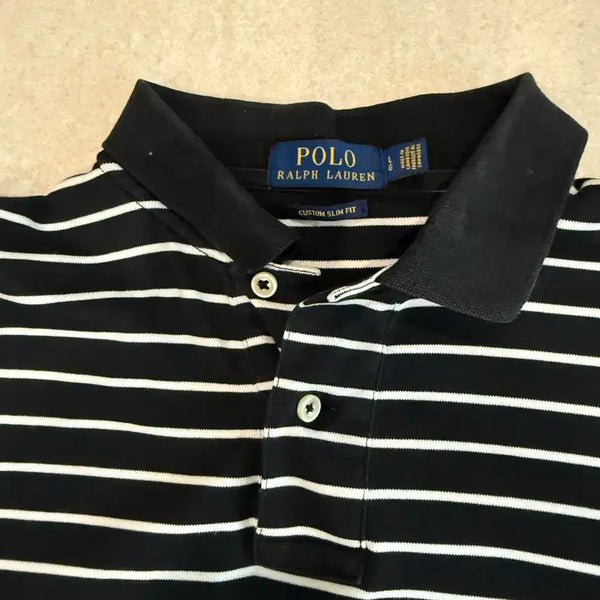 [BUNJANG] Polo Ralph Lauren Stripe Custom Slim Fit Shirt L / 폴로 랄프로렌 스트라이프 커스텀 슬림핏 셔츠 L