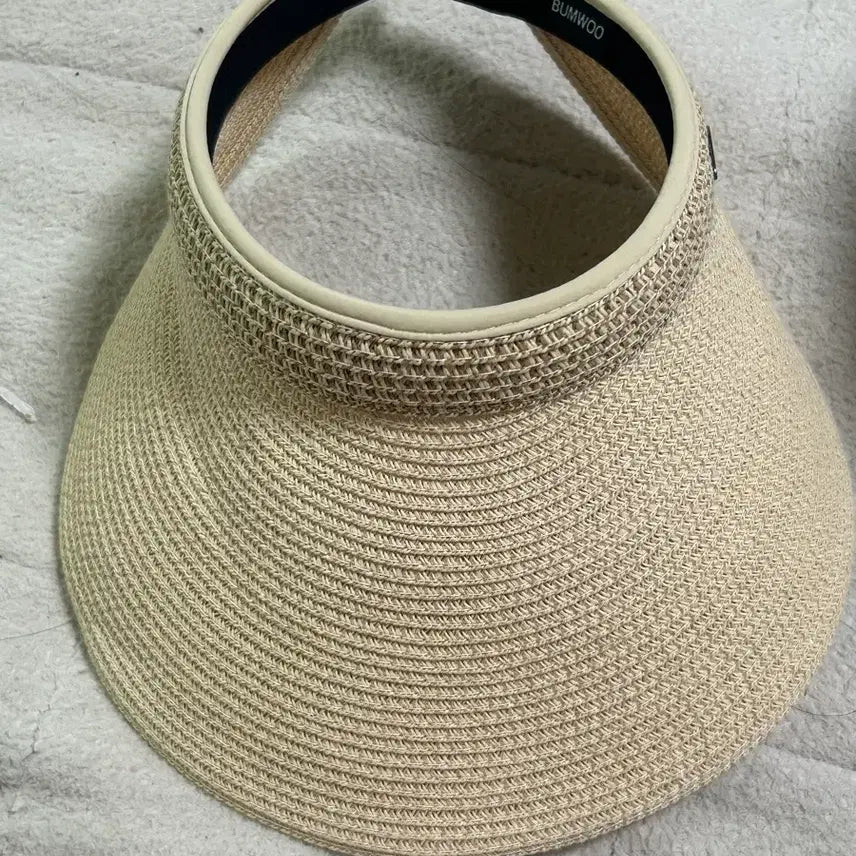 [BUNJANG] BUMWOO Raffia Sun Visor / BUMWOO 라피아 썬바이저