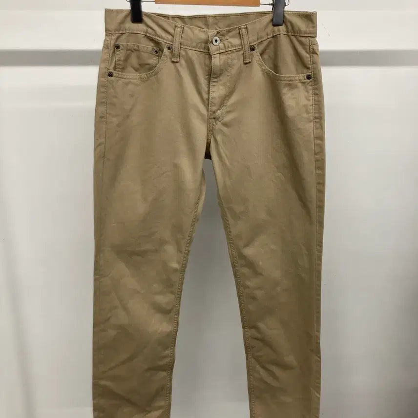 [BUNJANG] Levi's 511 Khaki Beige Spandex Denim Pants 32 / 리바이스 511 카키 베이지 스판 데님 팬츠 32