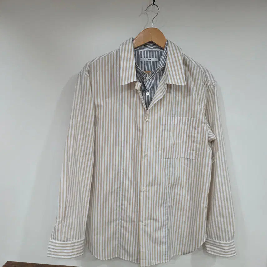[BUNJANG] System Homme Striped Shirt Size 100 / 시스템옴므 스트라이프 셔츠 100사이즈
