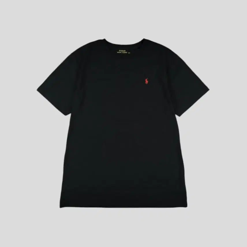 [BUNJANG] Polo Ralph Lauren Black Red Pony Cotton Short Sleeve T-Shirt S / 폴로랄프로렌 블랙 레드포니 코튼 반팔 티셔츠 S