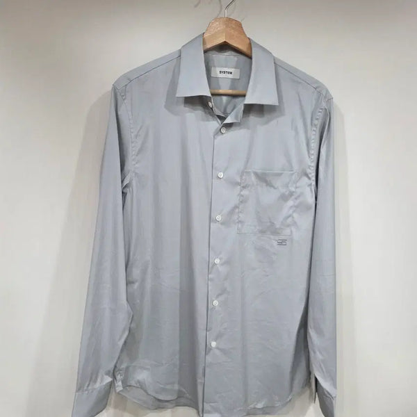 [BUNJANG] System Homme Light Grey Shirt (Size 100) / 시스템옴므 셔츠 라이트그레이100사이즈