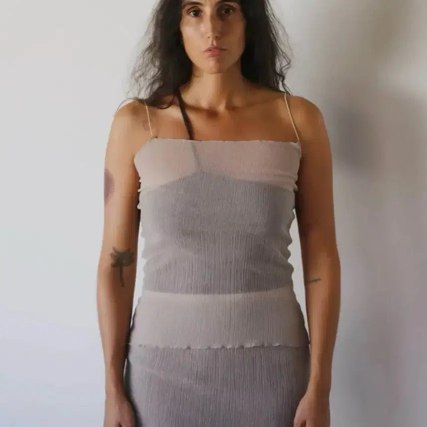 [BUNJANG] Base Range "GabriellaCole" Sc103 MNZ Sleeveless Top XS / 주말할인! 베이스레인지 나시/sc103 mnz 가브리엘라콜 더로우 머듈