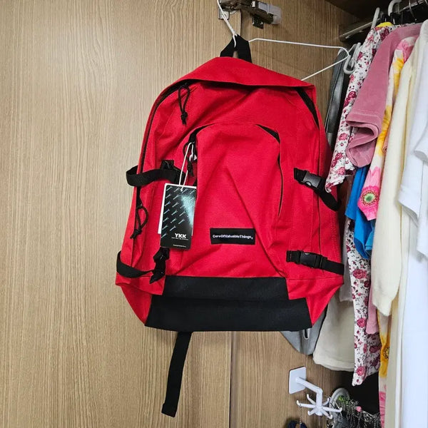 [BUNJANG] DPOESH 3D Original Backpack Red / 새제품 디포쉬 3D 오리지널 백팩 레드 빅백 무신사