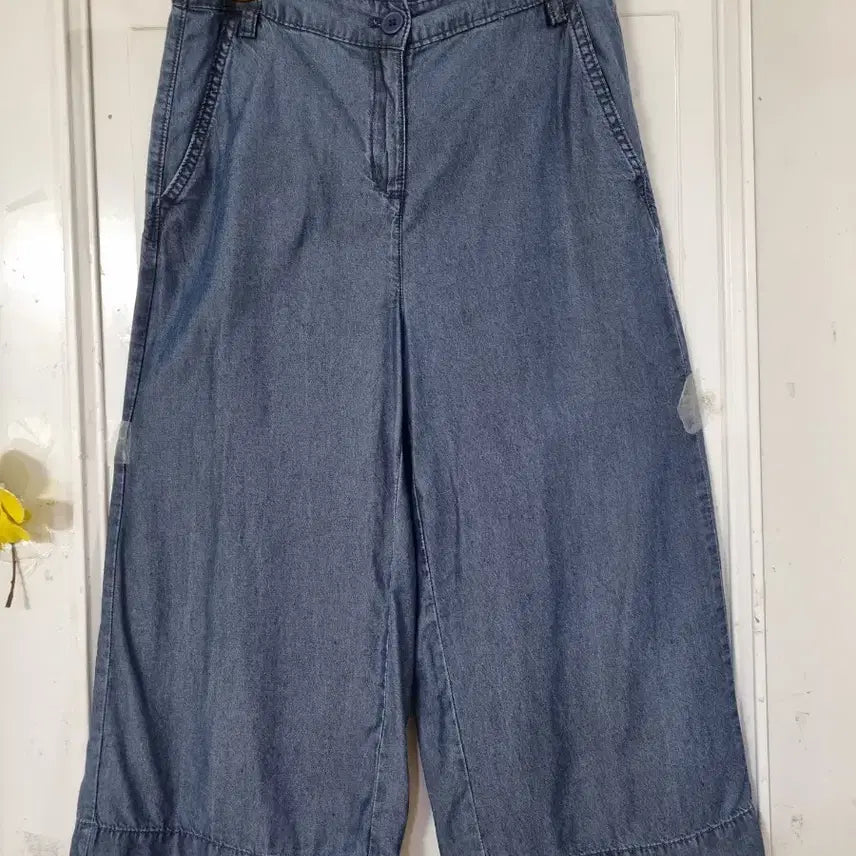 [BUNJANG] Lyocell Wide-Leg Pants with Banding / 여름 시원한 고급스러운  핏이이쁜. 리오셀  밴딩. 통바지