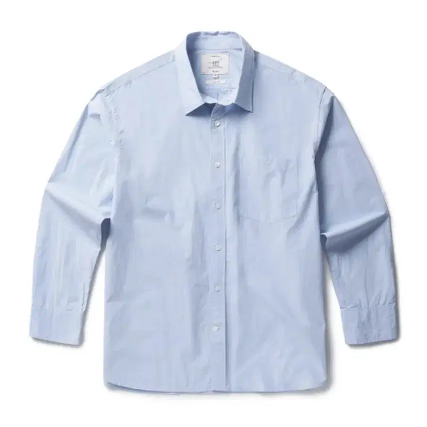 [BUNJANG] Henry Cotton's Oversized Solid Shirt (New) / 헨리코튼 오버핏 솔리드 셔츠 새제품
