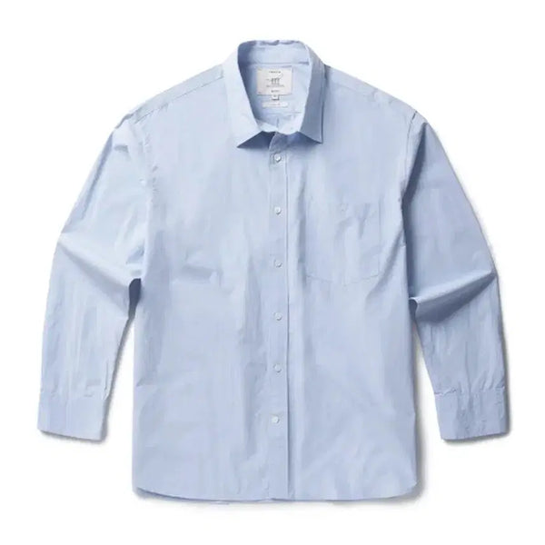 [BUNJANG] Henry Cotton's Oversized Solid Shirt (New) / 헨리코튼 오버핏 솔리드 셔츠 새제품
