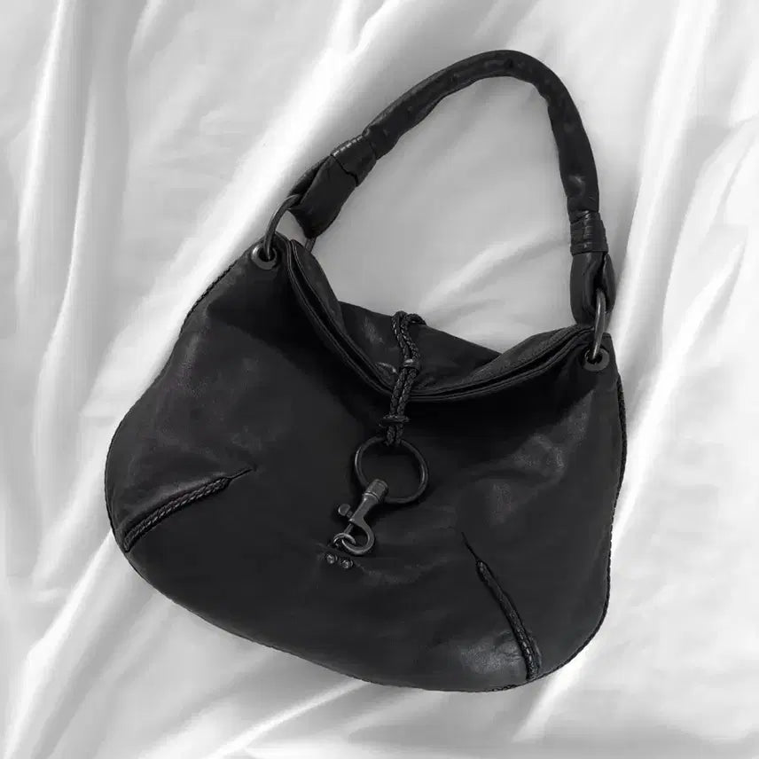 [BUNJANG] Bottega Veneta Nappa Lambskin Fold Over Shoulder Bag / 보테가베네타 나파 램스킨 폴드 오버 숄더백