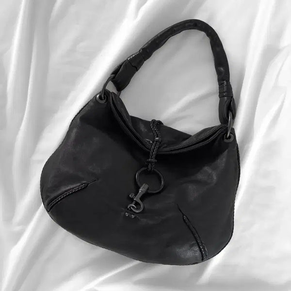 [BUNJANG] Bottega Veneta Nappa Lambskin Fold Over Shoulder Bag / 보테가베네타 나파 램스킨 폴드 오버 숄더백