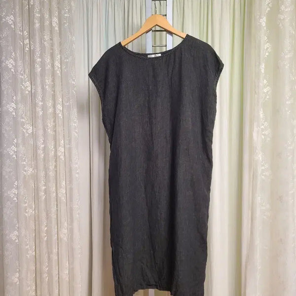 [BUNJANG] 100% Linen Midi Dress / 린넨100% 원피스