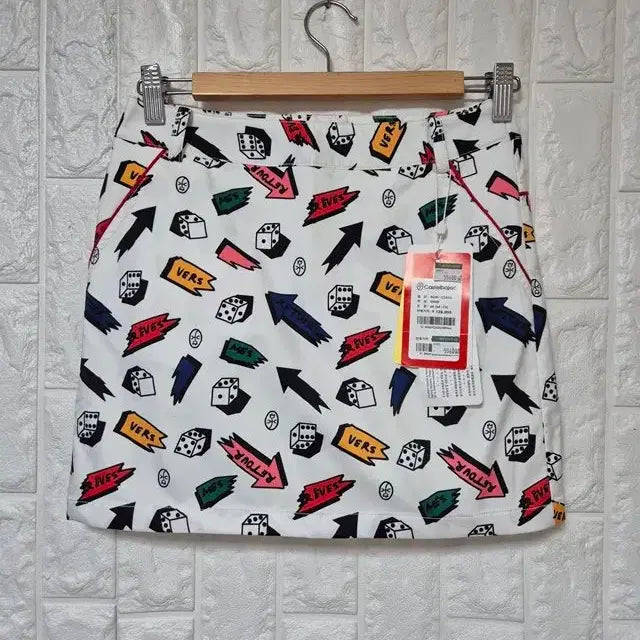 [BUNJANG] Castelbajac Women's Golf Mini Skirt (Size 64) / 까스텔바작 새제품 정품 기능성스판 여성 골프미니스커트치마64