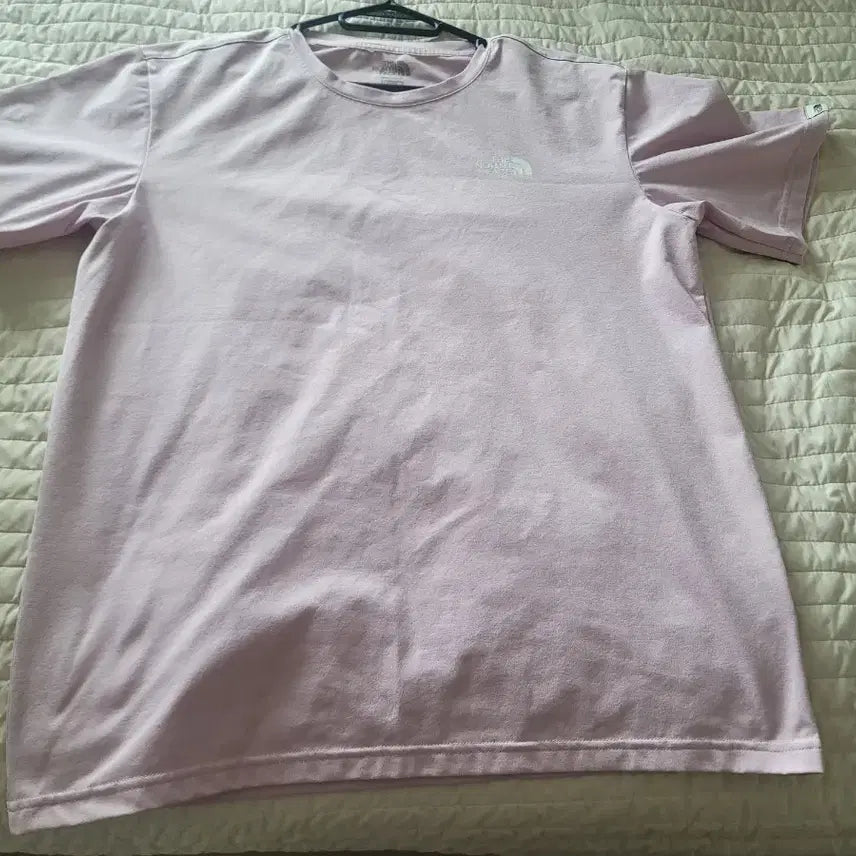 [BUNJANG] The North Face Lavender Short Sleeve T-Shirt L (100) / 노스페이스 라벤더 반팔티 L(100)