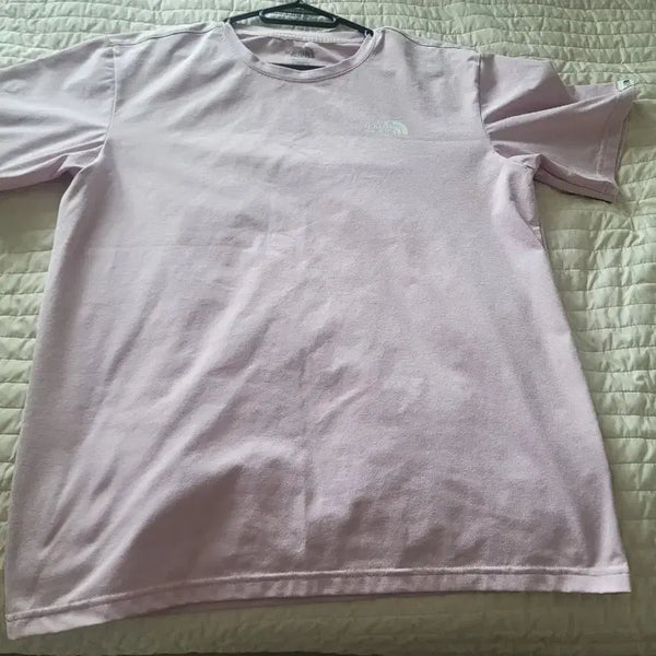 [BUNJANG] The North Face Lavender Short Sleeve T-Shirt L (100) / 노스페이스 라벤더 반팔티 L(100)