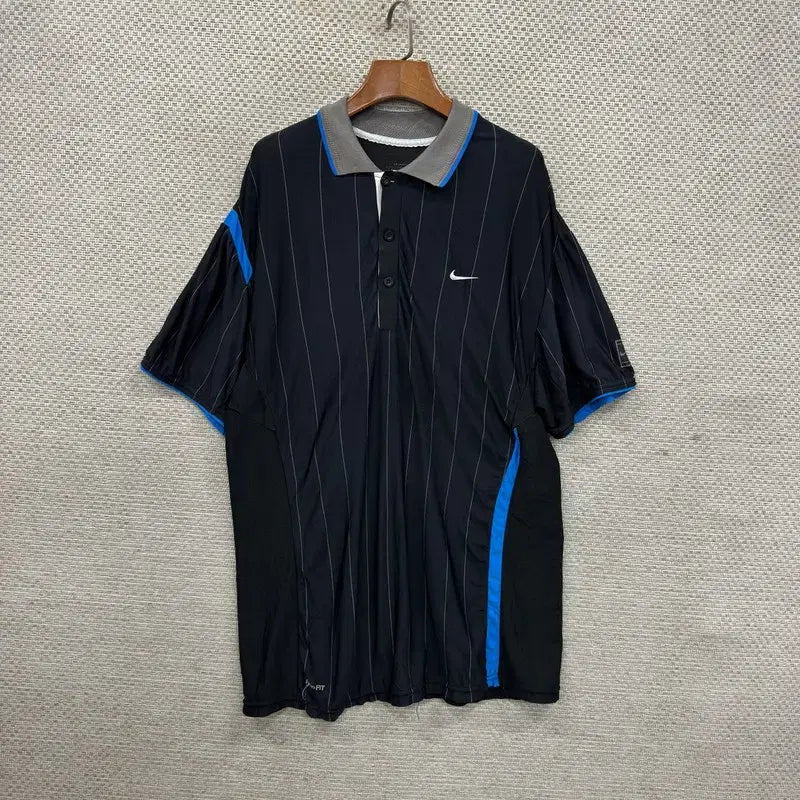 [BUNJANG] Nike Functional Collar T-Shirt Size 100 / 나이키 기능성 반팔카라티 100 D01523