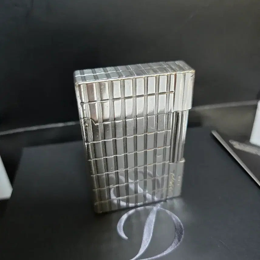 [BUNJANG] S.T. Dupont Line 2 Gatsby Lighter Silver / [풀세트] 듀퐁라이터 라인2 ca18138 개츠비 은장 듀퐁라이타