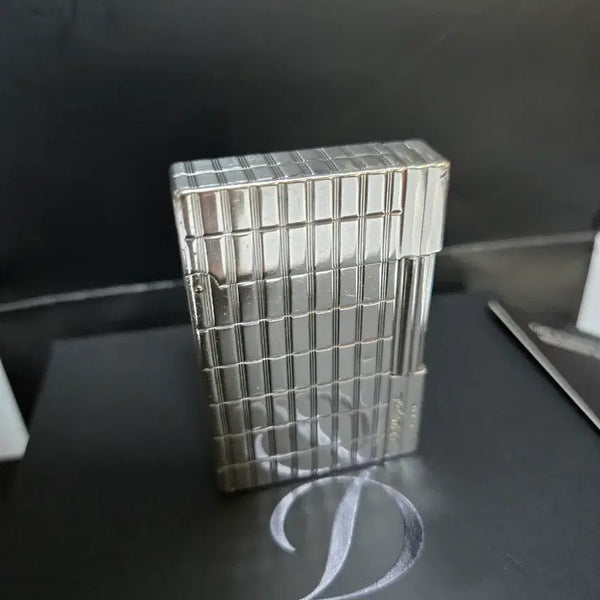 [BUNJANG] S.T. Dupont Line 2 Gatsby Lighter Silver / [풀세트] 듀퐁라이터 라인2 ca18138 개츠비 은장 듀퐁라이타