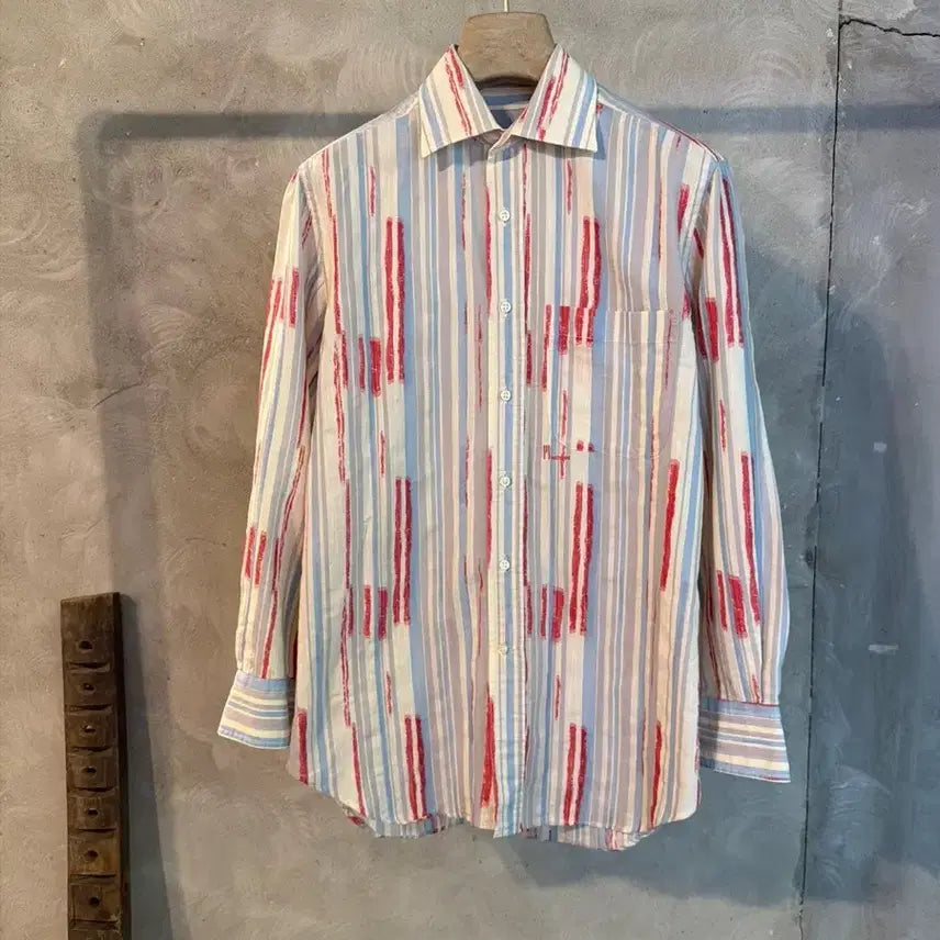[BUNJANG] M Missoni Linen Shirt Men's 100 / 미쏘니 린넨 셔츠 남성100
