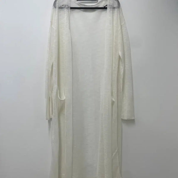 [BUNJANG] Vintage See-through Long Cardigan / 빈티지 시스루 롱가디건