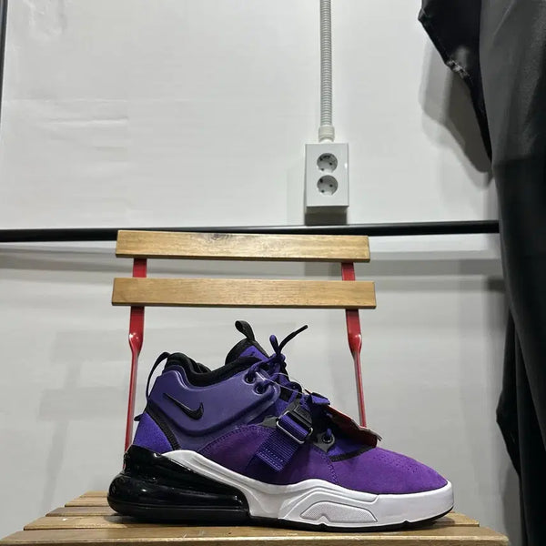 [BUNJANG] Nike Air Force 270 Purple Men's Sneakers / 택상품 270) 나이키 운동화 남성 남자 에어포스 270 퍼플