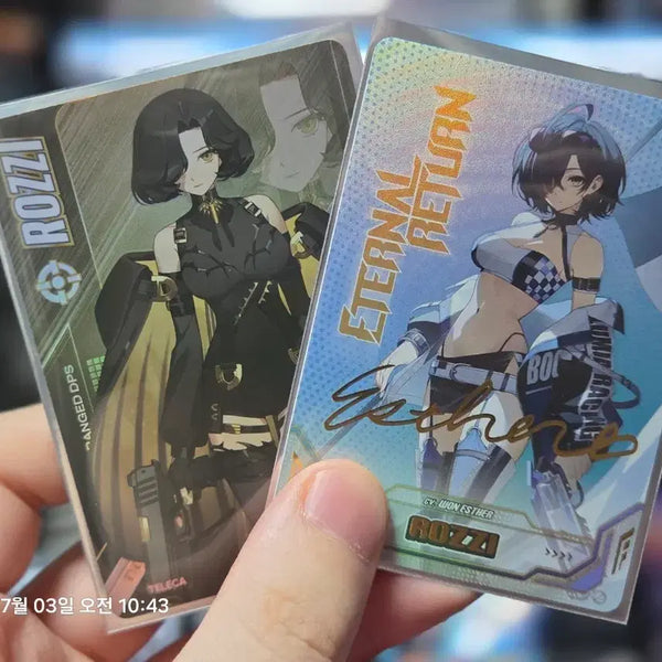 [BUNJANG] Eternal Return Logy Autographed Card Bundle Set / 이터널리턴 로지 성우사인카드