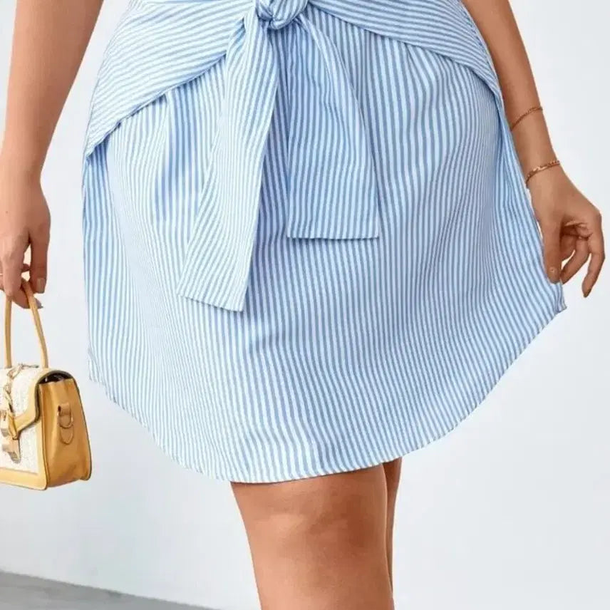 [BUNJANG] Women's Skirt with Back Elastic - XL / 새상품 xl 뒷밴딩 34 36 셔츠 스커트 치마