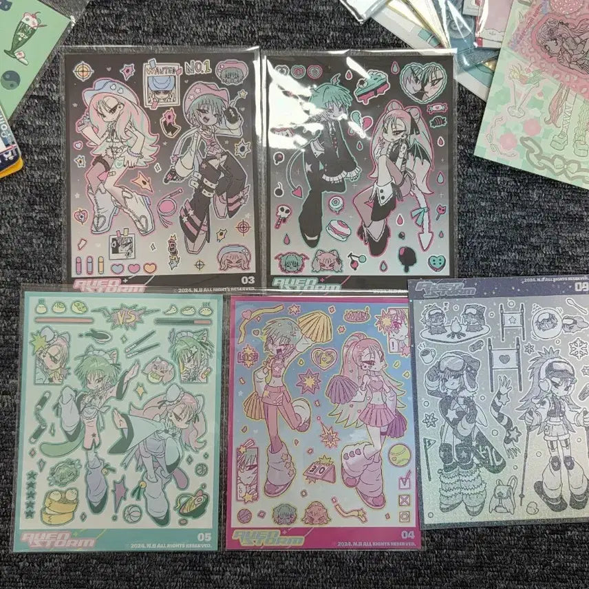 [BUNJANG] Aliens Storm Sticker Bundle / 에일리언스톰 스티커 일괄 1.9>>1.4