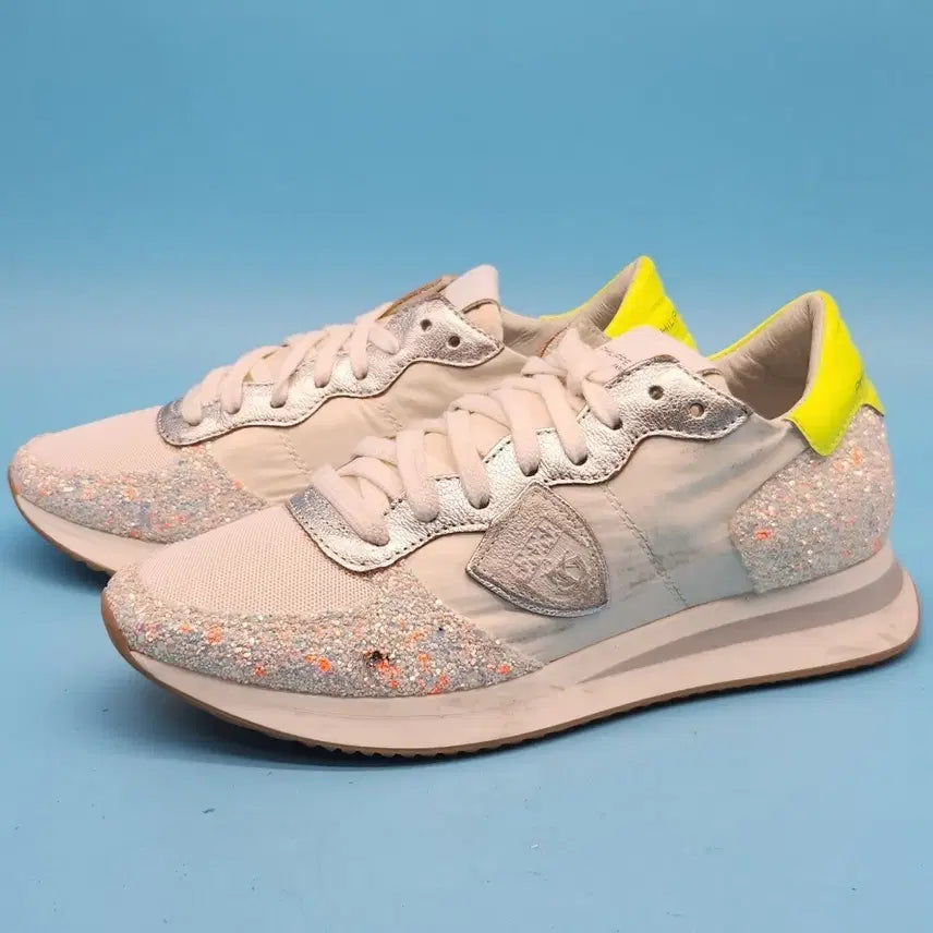 [BUNJANG] K.PHILIP Yellow Green Sneakers 235 / k 필립모델 옐로우그린 스니커즈 235
