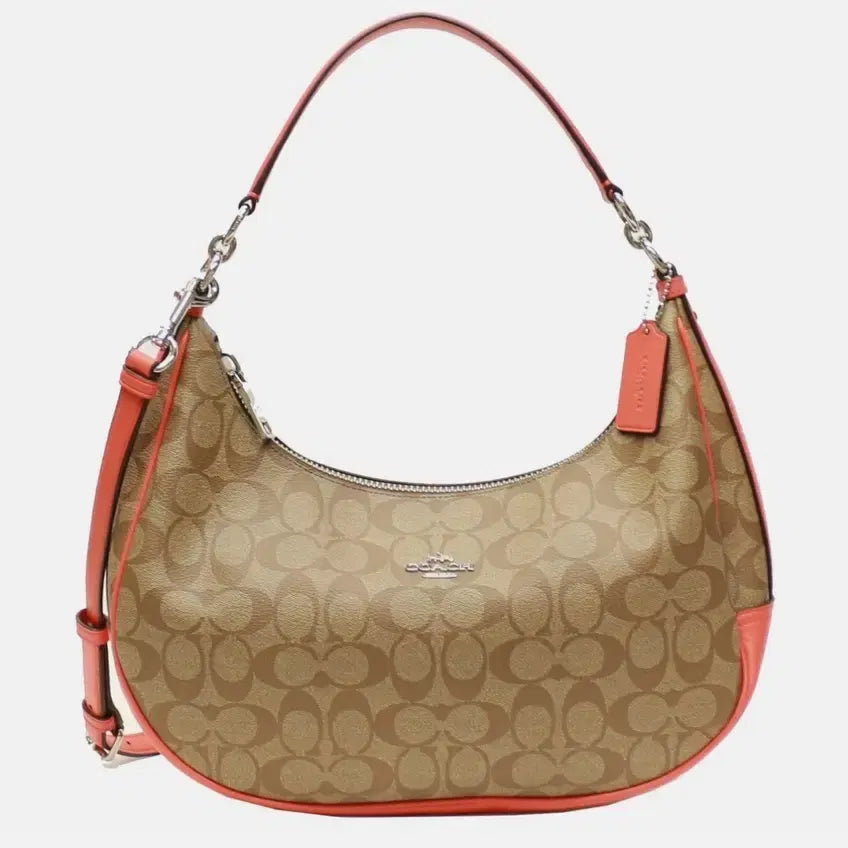 [BUNJANG] Coach Signature Holly East West Hobo Bag / 정품 코치 시그니처 할리 이스트 웨스트 호보백 토드 숄더 크로스