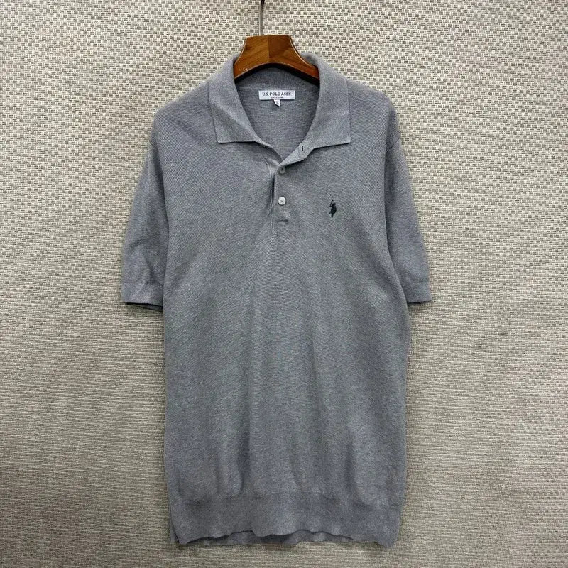 [BUNJANG] US Polo Knit Short Sleeve Collar T-shirt XL / US폴로 니트 반팔카라티 XL D01585