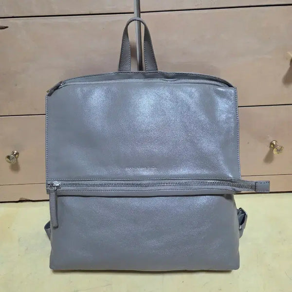 [BUNJANG] Mandarin Duck Genuine Premium Leather Backpack / 만다리나덕 정품 고급 레더 백팩