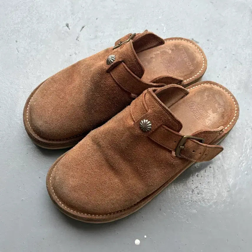 [BUNJANG] Corilla Rollingloud Suede Mules (270) / 코릴라 롤링라우드 뮬 270