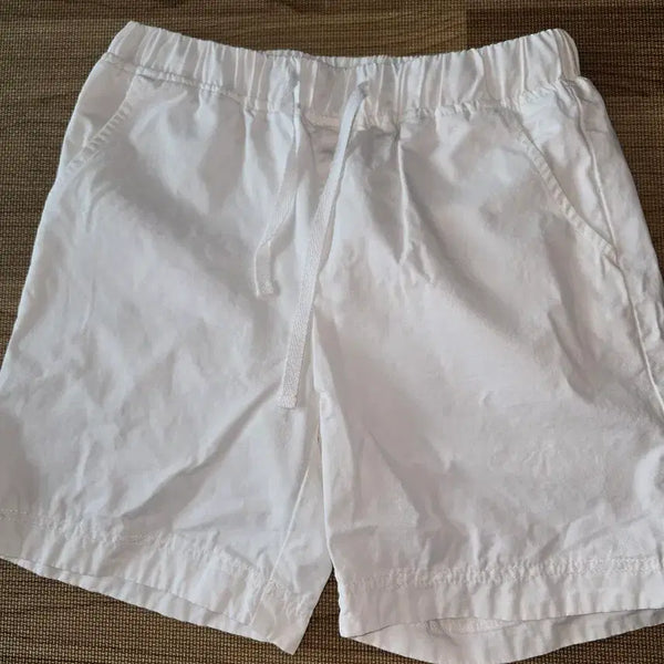 [BUNJANG] White Banding Shorts / 화이트 쇼츠 밴딩 반바지